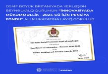 DSMF Böyük Britaniyanın mükafatına layiq görülüb DSMF Böyük Britaniyanın mükafatına layiq görülüb