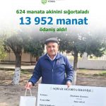 624 manata əkinini sığortaladı və 13 952 manat ödəniş aldı
