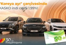 “Atəşgah” Sığortadan Koreya avtomobili sahiblərinə xüsusi kampaniya: “Koreya Ayı” başladı